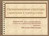 Организационные структуры управления в туриндустрии