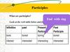 Participles. What are participles?