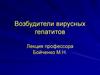 Возбудители вирусных гепатитов