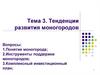 Тенденции развития моногородов