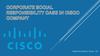 Corporate social responsibility case in Cisco company