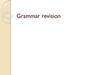 Grammar revision