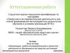 Аттестационная работа. Организация учебно-исследовательской и проектной деятельности обучающихся