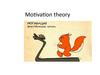 Motivation theory