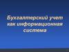 Бухгалтерский учет, как информационная система