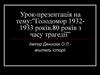 Голодомор 1932-1933 років. 80 років з часу трагедії