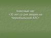 30 лет со дня аварии на Чернобыльской АЭС