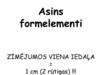 Asins formelementi