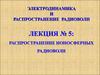 Электродинамика и распространение радиоволн. Лекция 5. Распространение ионосферных радиоволн