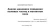 Анализ динамики поведения пылевых частиц в магнитном поле. Бакалаврская работа