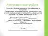 Итоговая аттестационная работа
