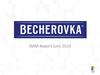 Becherovka, SMM report