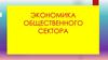 Экономика общественного сектора