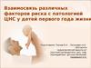 Взаимосвязь различных факторов риска с патологией ЦНС у детей первого года жизни