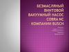 Безмасляный винтовой вакуумный насос COBRA NC компании BUSCH