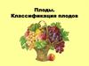 Плоды. Классификация плодов