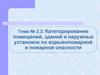 Категорирование помещений, зданий и наружных установок по взрывопожарной и пожарной опасности