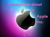 About is Apple Inc