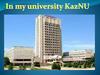 In my university KazNu