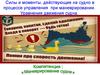 Технологические основы управления судном