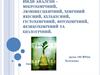 Види аналізів – мікрохімічний, люмінесцентний, хімічний