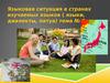 Языковая ситуация в странах изучаемых языков (языки, диалекты, патуа)