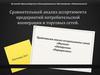 Сравнительный анализ ассортимента предприятий потребительской кооперации и торговых сетей