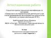 Аттестационная работа. Образовательная программа внеурочной деятельности. Клуб "Подросток"