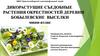 Дикорастущие съедобные растения окрестностей деревни Бобылевские Выселки. Мини-атлас