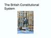 The british constitutional system