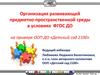 Организация развивающей предметно-пространственной среды в условиях ФГОС ДО на примере ООП ДО «Детский сад 2100»