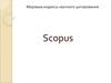 Scopus. Мировые индексы научного цитирования