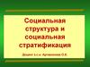 Социальная структура и социальная стратификация