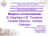 Модель согласования: Д. Надлера и М. Тушмена; «Алмаз Левита», «Алмаз Сейнер»