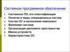 Системное программное обеспечение. (Тема 6)