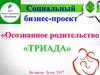 Социальный бизнес-проект: Осознанное родительство «ТРИАДА»