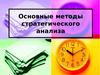 Основные методы стратегического анализа
