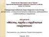 Специальные вопросы гидравлики, водопроводных и водоотводящих сооружений. Мосты, трубы и трубчатые сооружения. (Лекция 4)