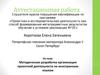 Аттестационная работа. Методическая разработка организации проектной деятельности по иностранным языкам