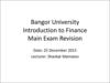 Introduction to finance
