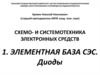 Схемо- и системотехника электронных средств