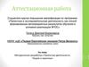 Аттестационная работа. Методическая разработка «Проектная деятельность. Теория и практика»