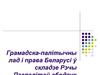 Грамадска-палітычны лад і права Беларусі ў складзе Рэчы Паспалітай