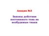 Законы действия постоянного тока на возбудимые ткани