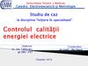 Controlul calității energiei electrice