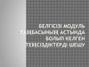 Белгісізі модуль таңбасының астында болып келген теңсіздіктерді шешу