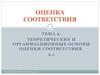Теоретические и организационные основы оценки соответствия