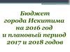 Бюджет города Искитима