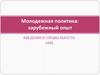 Молодежная политика. Зарубежный опыт. Введение в специальность ОРМ