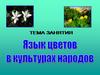 Язык цветов в культурах народов
